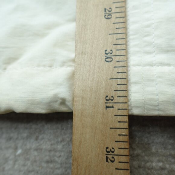 Vintage LL Bean Jacket XL Ivory Windbreaker Old Stock Full Zip NEW READ - Picture 12 of 15